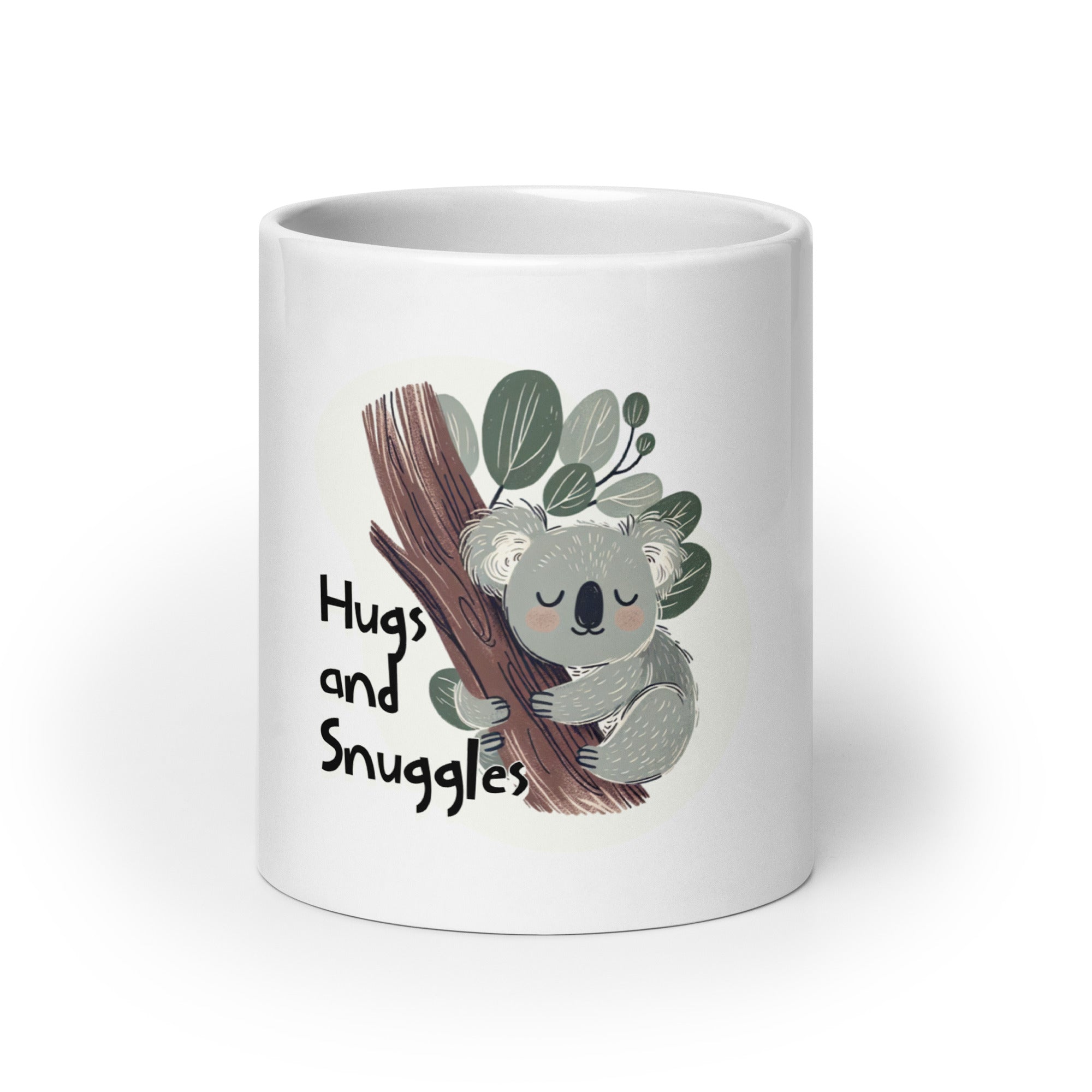 Australia-inspired white coffee mug – durable ceramic drinkware